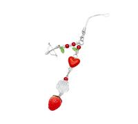 Hattba Moda Pomodoro Fragola Ciondolo Telefono Cinghie Cordino Tasca Portachiavi Cinghia Zaino Fascino Decorazione Auto Catena Borsa Ciondolo Charm Decorazione