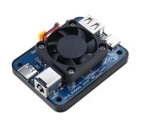 Hattba Modulo di alimentazione di alto potere 5V5A PD per il rifornimento stabile dei porti multipli dell'input di due dell'input di RPi 5 del modulo di potere di potere