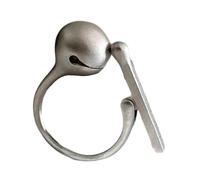 Hattba Mokugyo - Anelli in lega robusti e regolabili multiuso con design elegante, accessorio per gli appassionati di stili e gadget, Misura unica, come descritto, come descritto