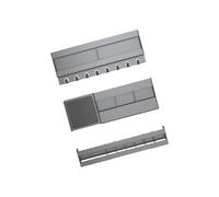 Hattba Set di 3 mensole da bagno salvaspazio, montaggio senza trapano, ganci profondi per porte, con 28 cm di lunghezza, per la porta del bagno di casa dietro lo scaffale delle spezie