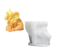 Hattba Stampi in silicone Madre e Bambino Elefante Ornamento Stampi in resina epossidica Stampi Gessi Stampi Gessi Stampi Stampi Madre e Bambino Elefante Stampi in Silicone Stampi per la Decorazione