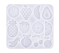 Hattba Stampi in silicone per orecchini a forma di frutta stampi per ciondoli in resina stampi per gioielli artigianali stampi per gioielli vegetali per artigianato