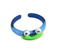 Hattba Unico bambola brutta ispira anelli gioielli moda donna ornamento in silicone accessorio comodo vestibilità brutto carino, Misura unica, come descritto, come descritto