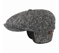 Hatteras Donegal Earflaps Cap by Stetson nero 56 cm