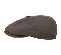 Hatteras Old Cotton Newsboy Cap by Stetson marrone XL (60-61 cm)