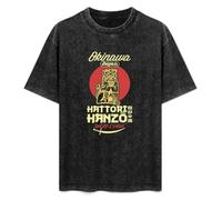 Hattori Hanzo Sword And Sushi Anime Bill Kill Movie Cult Manga T-Shirt Black Graphic Unisex Tee Shirt M