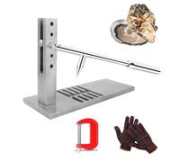 HaTur Set di attrezzi per ostriche Shucker Portatile Sgusciare Ostriche Strumento Macchina per Aprire Ostriche Strumenti di Shucking del Pesce per l'hotel, Buffet della Famiglia