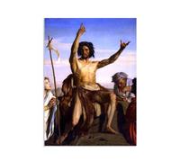 Hau3sh3a Alexander Cabanel Quadro Riproduzione su tela Telaio Giovanni Battista Stampa Artistica da Parete su tela Dipinto Decorazione Soggiorno Moderno70x50cm(28x20in) Senza cornice