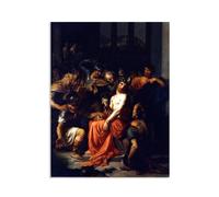 Hau3sh3a Alexander Cabanel Quadro Riproduzione su tela Telaio Il beffardo di Cristo Stampa Artistica da Parete su tela Dipinto Decorazione Soggiorno Moderno65x50cm(26x19in) Senza cornice