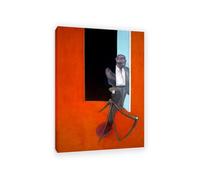 Hau3sh3a Francis Bacon Stampe su tela Studia per un ritratto marzo 1991 Poster Riproduzioni su tela Quadri Famosi Arte Murale Decorazioni Murali Moderne100x70cm(33x28in) Con cornice