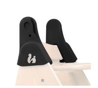 hauck Adattatore Compatibile con Sdraietta Highchair Bouncer/Eco e Seggiolone Pappa in Legno Arketa - Facile da Installare con Fissaggio a Clic - Non Compatibile con Altri Modelli - Nero