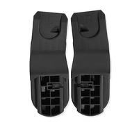 hauck Adattatori Universali per Passeggino Walk N Care - Ideali per Fissare L'Ovetto hauck Drive N Care o di Altri Produttori (Maxi Cosi, Cybex, Nuna, Kiddy) - 1 Coppia - Nero