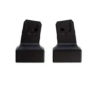 hauck Adattatori Universali per Fissare L'ovetto Neonato di Altri Produttori sul Passeggino hauck Vision X, Saturn R, Apollo, Mars - Facili da Fissare - 1 Coppia - Nero