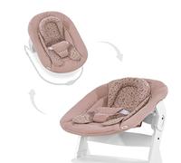 hauck Alpha Bouncer 2in1, Disney Bambi Rose - Sdraietta Neonato con Base Dondolo Compatibile con Seggioloni Pappa Alpha+ e Beta+ - da 0 Mesi fino a 9 kg - con Cintura a 3 Punti e Riduttore di Seduta