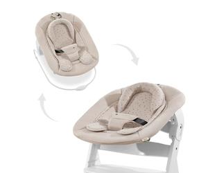 hauck Alpha Bouncer 2in1, Disney Winnie the Pooh - Sdraietta Neonato con Base Dondolo Compatibile con Seggioloni Pappa Alph e Bet da 0 Mesi fino a 9 kg con Cintura a 3 Punti e Riduttore di Seduta