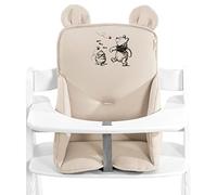 hauck Cuscino Seggiolone Cosy per seggiolone Alpha e Beta - Riduttore Seggiolone con rivestimento antiscivolo e schienale alto - (Winne the Pooh Beige)