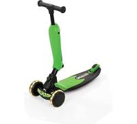 Hauck Bici senza Pedali e Monopattino Skootie per Bambini 1-5 Anni, Luci LED, Facile da Convertire, Freno a Piedi, Neon Verde