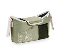 hauck Borsa Passeggino e Carrozzina - Borsa Per Passeggino Grande per Cambio Pannolino - Borsa Passeggino Universale con Portabibite/Portabicchieri di Facile Presa - Fissaggio Semplice - Verde, Simba