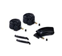 hauck Kit Riparazione Gomme per Passeggini 3 Ruote - 2 Camere D'Aria da 16", 1 da 12" e Leve Cacciagomme - Per Passeggino come Runner di hauck - Nero