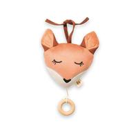 hauck Carillon Neonati Cuddle N Sleep, Volpe Arancione - Giocattolo Sonaglio da Appendere con Meccanismo Musicale - Ninna Nanna Brahms (Durata 2 Min.), Rimovibile - Sonaglio Neonato Senza Batterie