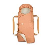 hauck Carry N Play, Arancione Cotone - 3in1 Culla Neonato, Sacco a Pelo e Tappetino Gioco - 85 x 40 x 13 cm - Navicella Semi-Rigida per Passeggino e Carrozzina - Fissaggio Facile e Sicuro - Morbido