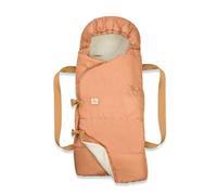 hauck Carry N Play, Arancione Cotone - 3in1 Culla Neonato, Sacco a Pelo e Tappetino Gioco - 85 x 40 x 13 cm - Navicella Semi-Rigida per Passeggino e Carrozzina - Fissaggio Facile e Sicuro - Morbido