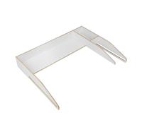 hauck Combine N Change Piano Per Fasciatoio Cassettiera 108x50 cm, Ad es. Per Cassettiera Hemnes IKEA - Adattatore con Vano Portaoggetti, Misura 104x78x15 cm - Legno FSC® - Bianco