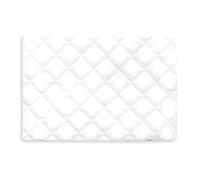 hauck Coprimaterasso Imbottito Bed Me - Lenzuolo Lettino Trapuntato 80x50 cm - Ideale per Materassi per Culla Neonato - Bordo Elasticizzato, Lavaggio in Lavatrice 40° - Bianco