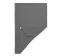 hauck Coprimaterasso per Materasso Da Viaggio 60x120 cm - Coprimaterasso Lettino Da Viaggio in Mussola di Cotone - Elasticizzato, Lavabile in Lavatrice a 60° - Grigio Scuro