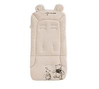 hauck Copriseduta Passeggino e Rimorchio Bici Universale, Disney Winnie the Pooh Beige - 70x37x3 cm Protezione Seduta Imbottita, in Cotone, Estate e Inverno, Compatibile con Cintura 5 Punti