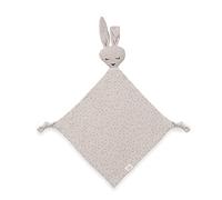 hauck Cuddle N Play Doudou Neonato - Doudou per Neonati in Mussola di Cotone, Lavabile in Lavatrice a 60° - Peluche Per la Nanna 25x25cm - Beige Puntinato, Coniglietto