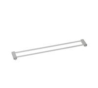 hauck Estensione Cancelletto per Bambini 9 cm Woodlock Safegate - Compatibile con Cancelletto Stop N Safe 2 - Montaggio Facile a Pressione, Senza Forare - Metallo, Grigio