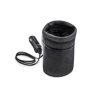 hauck Feed Me, Nero - Scaldabiberon Portatile per Prese Auto 12V - Scalda Pappa Neonato in Neoprene Elastico 10 x 10 x 12 cm - Breve Tempo di Riscaldamento - Protezione Anti Surriscaldamento