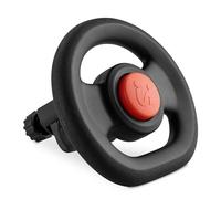 hauck Gioco Volante per Passeggino, Nero - Giocattolo Simulatore di Guida con Clacson - per Bambini dai 6 Mesi - da Agganciare alla Barra Anteriore fino a 39,5 cm