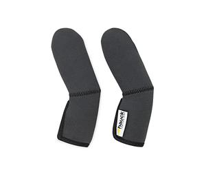 hauck Handle Me 2, Grigio - Coprimaniglie Passeggino per Maniglie Separate 17 x 5,5 cm, Resistenti in Neoprene - Copri Maniglia Passeggino Universale e Facile da Fissare, Lavabile - 1 Coppia