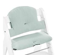 hauck Highchair Pad Select, Menta Mussola - Cuscino per Bambini 6 - 36 Mesi - Accessorio Compatibile con Seggiolone Pappa Alph Bet e Arketa - Antiscivolo e Imbottitura Soffice