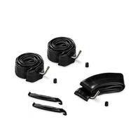 hauck Kit Riparazione Gomme per Passeggini 3 Ruote - 2 Camere D'Aria da 12" e 1 da 10" e Leve Cacciagomme - Kit Riparazione Ruote Per Passeggino come il Rapid 3 Air di hauck - Nero