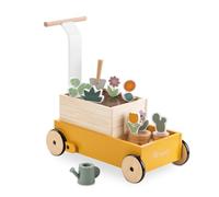hauck Learn to Walk, Piante - Carrello Primi Passi Bambino dai 12 Mesi - Camminatore Interattivo con Gioco Giardinaggio - Sistema Frenante Regolabile, Favorisce Motricità Fine