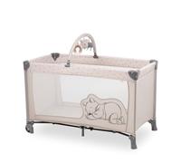 hauck Lettino Neonato da Viaggio Dream N Play Go - Culla Neonato con Arco Giochi e Borsa - Lettino da Campeggio per Bambini Pieghevole con Ruote, Dalla Nascita Fino a 15kg - Disney, Pooh Beige