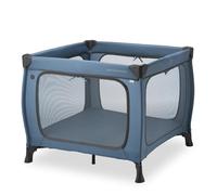 hauck Lettino Neonato da Viaggio Sleep N Play SQ Set - Culla Campeggio con Materasso Spessore 5 cm, Pieghevole con Borsa Incl. - Letto per Bambini Dalla Nascita FIno a 15 kg - Blu scuro