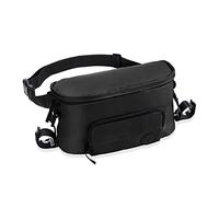 hauck Marsupio e Borsa Passeggino 2in1 - Borsa Per Passeggino Grande a Tracolla per Uomo e Donna - Borsa Passeggino Universale Facile da Agganciare con Cintura Regolabile - Nero