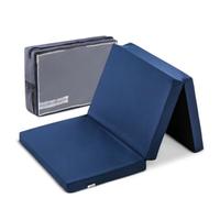hauck Materassino Lettino da Viaggio 60x120x5 cm con Borsa, Sleeper Navy | Anima in schiuma, chiusura compatta, compatibile con quasi tutti i lettini da viaggio hauck, materassino pieghevole