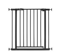 hauck Cancelletto di Sicurezza per Bambini Open N Stop 2 - Cancelletto per Bambini per aperture da 75-80 cm, Apertura con Una Sola Mano Su Entrambi i Lati, Chiusura Manuale - Metallo, Nero