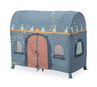 hauck Tenda Gioco Bambini per Lettino Da Campeggio per Bambini - Tenda da Gioco Per Bambini da Interno/Esterno, Accessorio Ideale per Lettini Da Viaggio hauck con Base Sdraio 60cm - Castello
