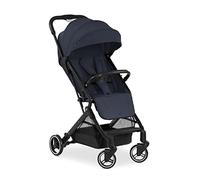 hauck Passeggino Da Viaggio Travel N Care Per Bambini Da 0 Mesi a 22kg - Passeggino Compatto Reclinabile, Ultraleggero 6,9kg - Si Piega Con Una Mano, UPF50+, Ruote EVA, Cesto Fino 3kg - Blu scuro