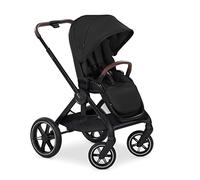 hauck Passeggino Da Viaggio Walk N Care - Da 0 Mesi Fino a 22kg - Passeggino Reversibile con Coprigambe, Seduta e Manico Telescopico - Passeggino Compatto con Ruote in Gomma, UV 50+ - Nero