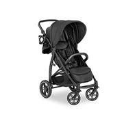 hauck Passeggino Leggero Rapid 4D per Bambini dalla Nascita fino a 22 kg con funzione Reclinabile, Pneumatici in Gomma, Portabicchieri, UPF 50+, Passeggino Compatto, Cestino XL fino a 3 kg - Nero