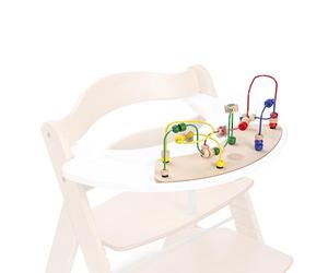 hauck Play Moving, Animali Acquatici - Labirinto di Perline in Legno Compatibile con Vassoio da Gioco Play Tray per Seggiolone Pappa Alph Bet e Arketa - Gioco Sensoriale dai 12 Mesi