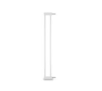 hauck Estensione Cancelletto per Bambini 9 cm - Compatibile Ad Esempio con Autoclose N Stop 2 - Montaggio a Pressione Senza Forare, Porte/Scale - Metallo, Bianco