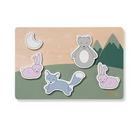 hauck Puzzle a Incastro in Legno da 1 Anno, Puzzle N Fit Forest